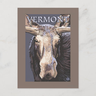 Postal VermontMoose Arriba Cerrar