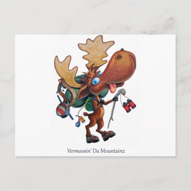 Postal Vermoosin' Da Mountainz (Anverso)