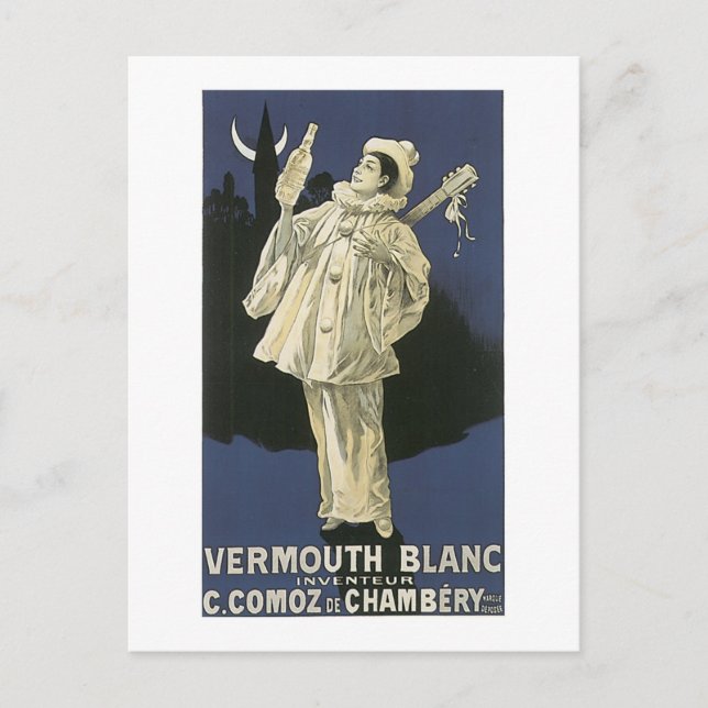 Postal Vermouth Blanc (Anverso)