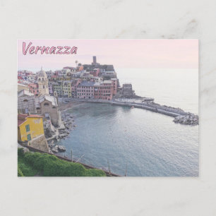 Postal Vernazza, Cinque Terre.Postcard