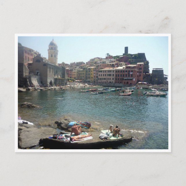 Postal vernazza sunbake (Anverso)