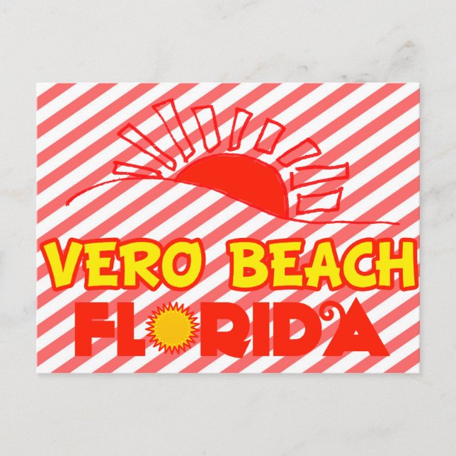 Postal Vero Beach, Florida (Anverso)