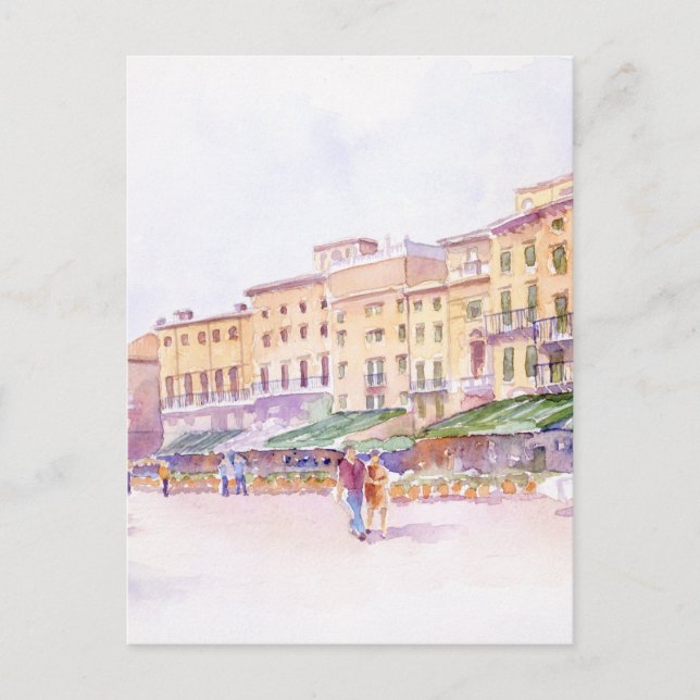 Postal Verona, Italia (Anverso)