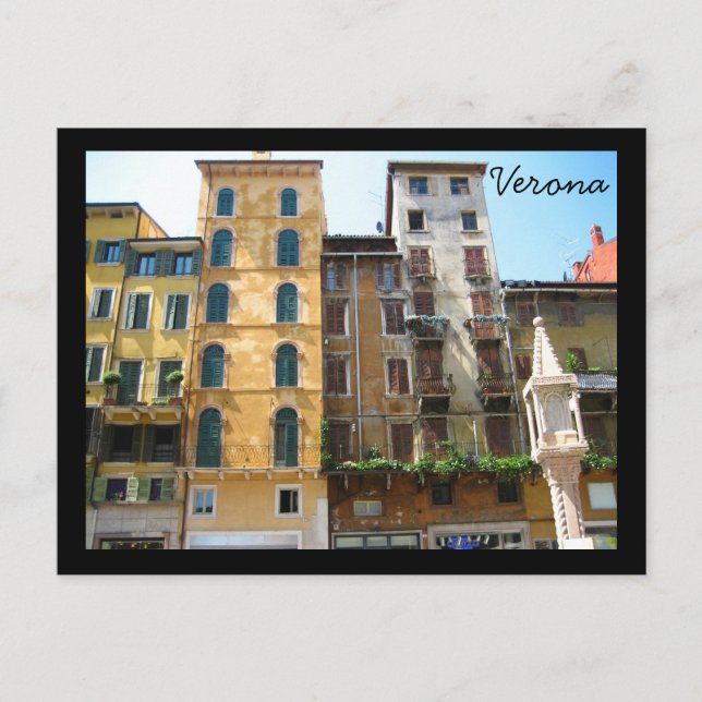 Postal Verona, Italia (Anverso)