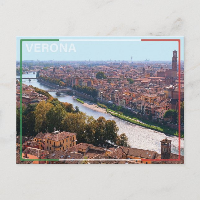 Postal Verona - Italia (Anverso)