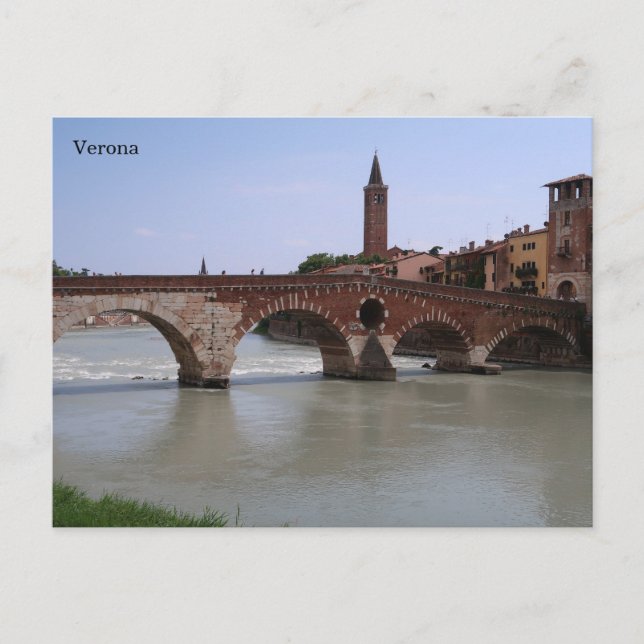 Postal Verona Italia (Anverso)