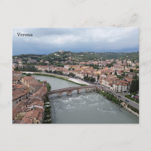 Postal Verona Italia (Anverso)