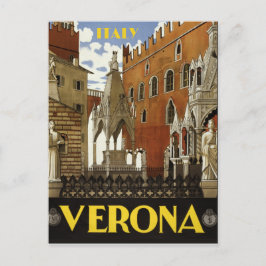 POSTAL VERONA ITALIA VINTAGE TRAVEL POSTCARD