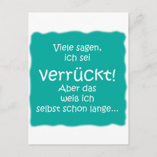 Postal ¡Verrückt!