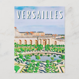 Postal Versailles Photo Vintage