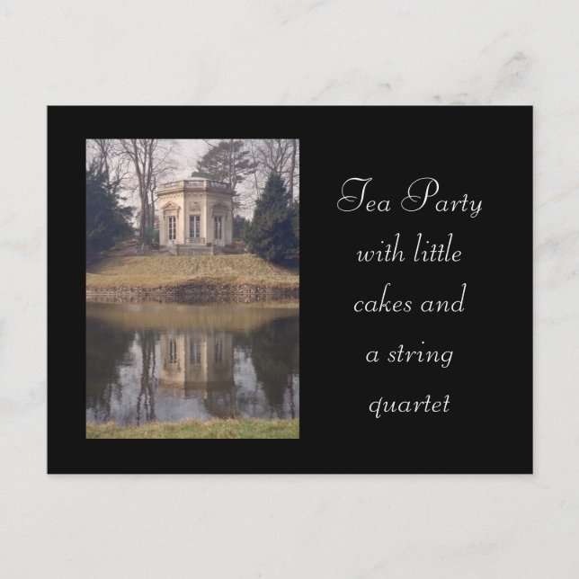 Postal Versailles Tea House (Anverso)