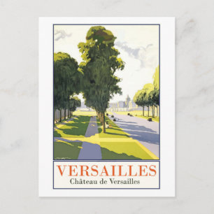 Postal Versalles, el Parque y el Castillo