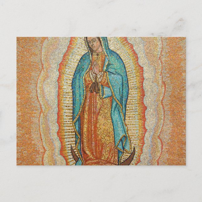 Postal Versión De Nuestra Señora De Guadalupe (Anverso)