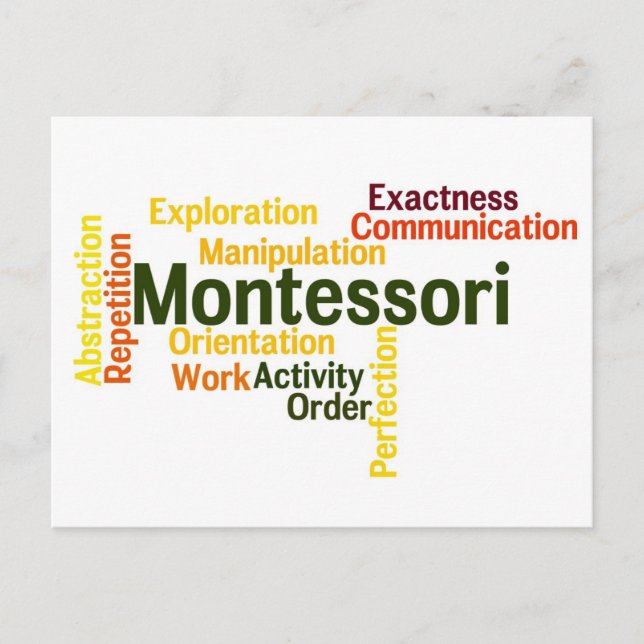 Postal Versión humana 1 del arte de la palabra de las (Anverso)