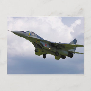 Postal Versión polaca MiG-29 9.12A de Base en Malbork