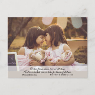 Postal Verso de la Biblia Espiritual Moderna