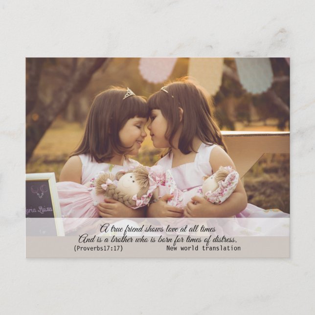 Postal Verso de la Biblia Espiritual Moderna (Anverso)