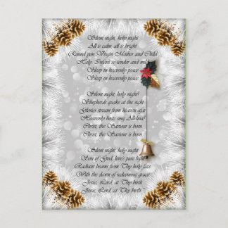 Postal Verso nocturno silencioso