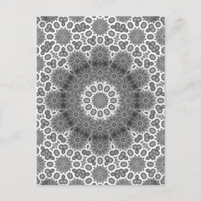 postal vertical mágica mandala (Anverso)