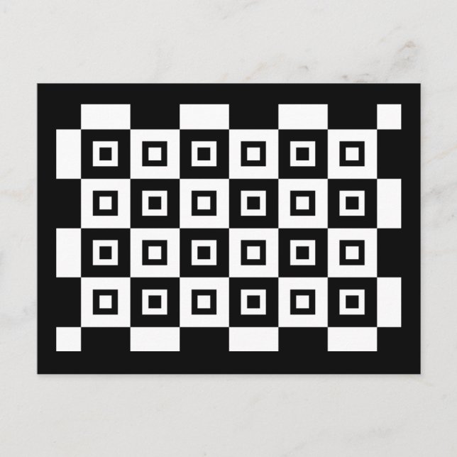 Postal Vértigo negro y blanco (Anverso)