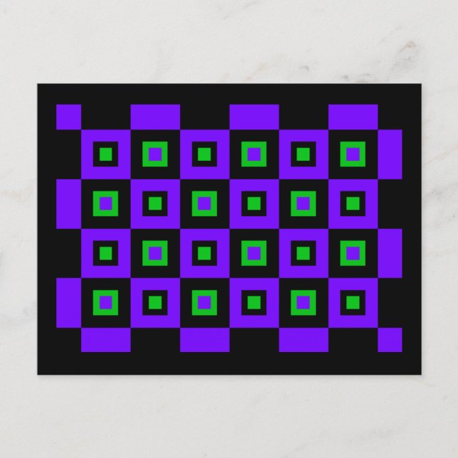 Postal Vértigo verde violento (Anverso)