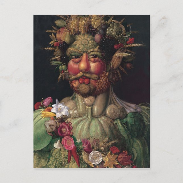 Postal Vertumnus - Giuseppe Arcimboldo (Anverso)
