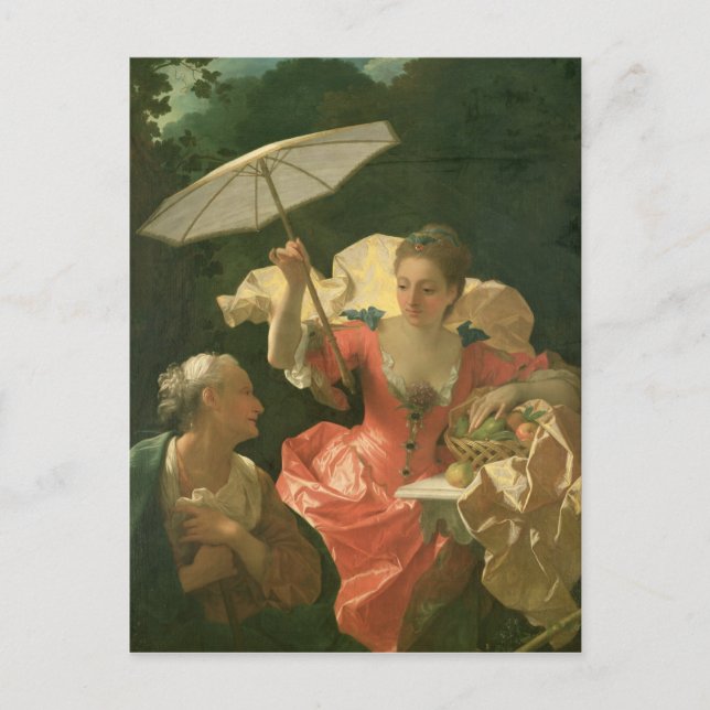 Postal Vertumnus y Pomona (Anverso)