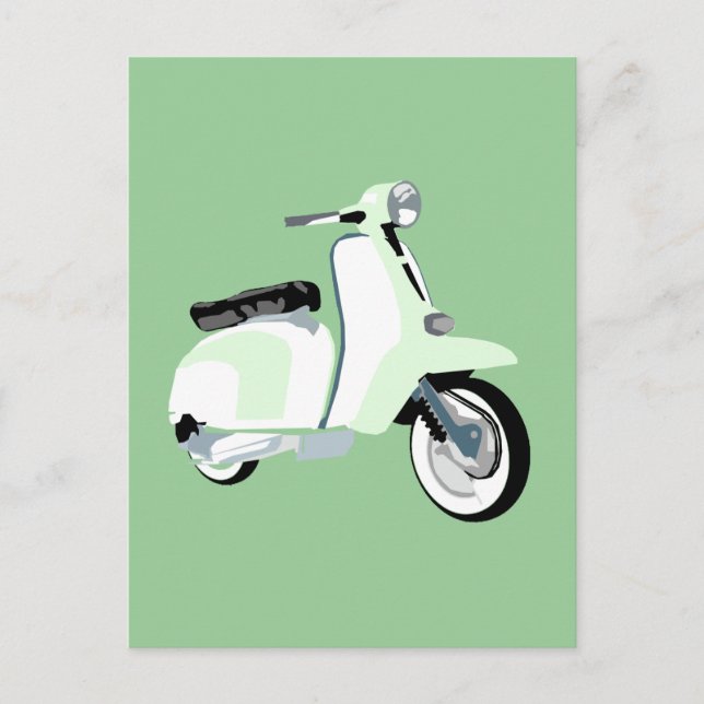 Postal Vespa de la MOD de los años 60 (Anverso)