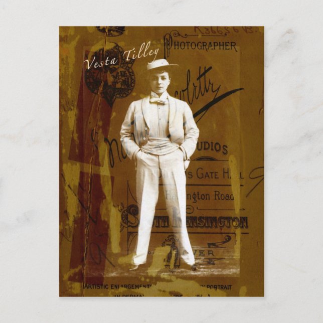 Postal Vesta Tilley (Anverso)