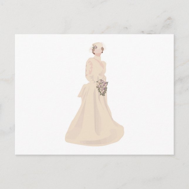 Postal Vestido Boda de Victoria (Anverso)