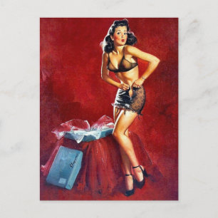 Postal Vestido con pinza