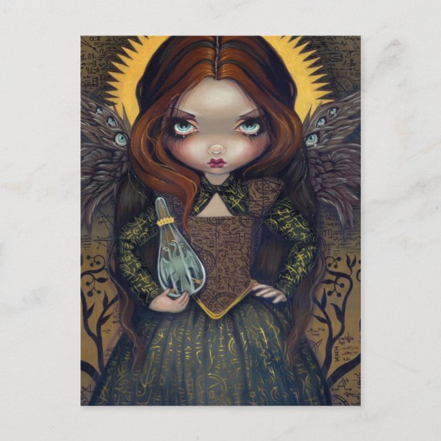 Postal "Vestido de alquimia" (Anverso)