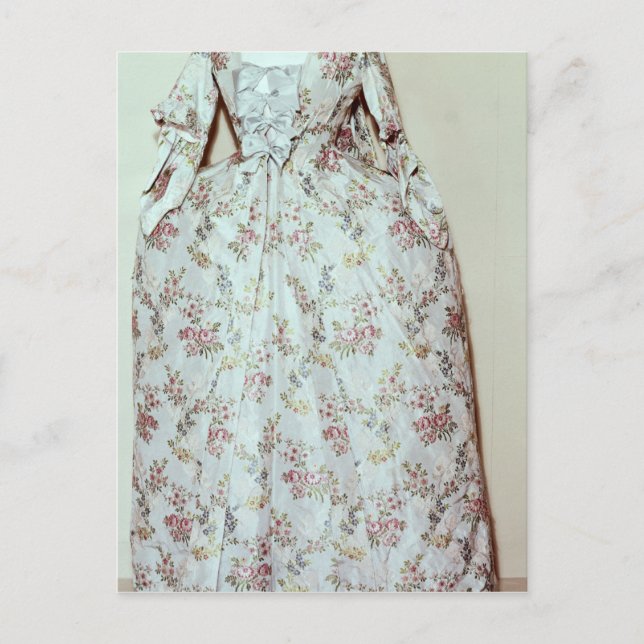 Postal Vestido de la esposa de Carl Linnaeus (Anverso)