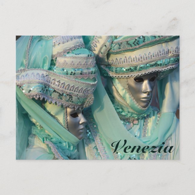 Postal Vestido de moda Vestidos de Pareja (Anverso)