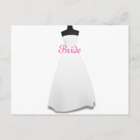 Vestido de novia con tema de vestido blanco Postca