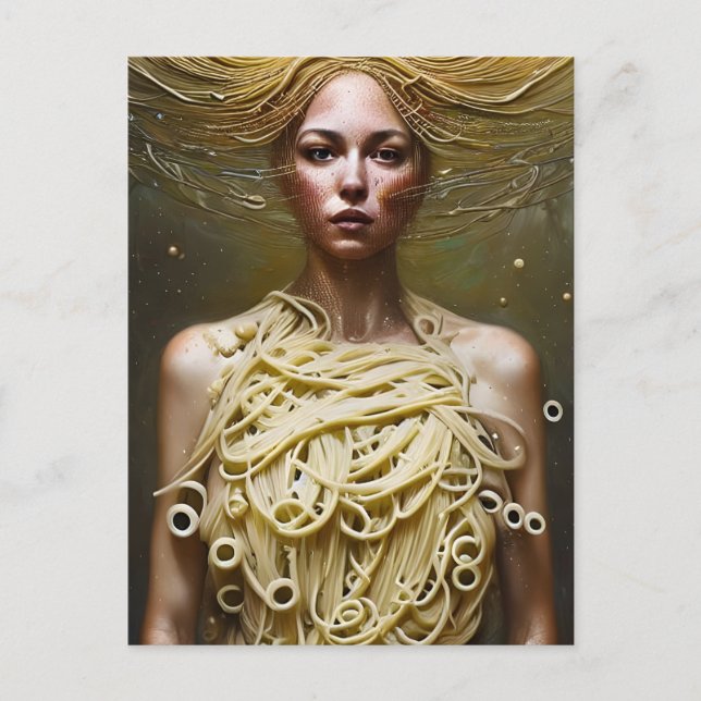 Postal Vestido en pasta (Anverso)