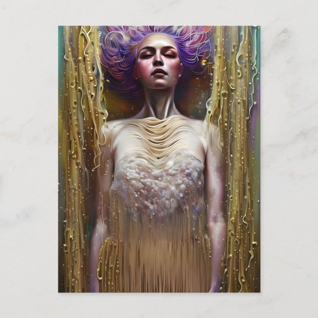 Postal Vestido en spaghetti Postcard (Anverso)