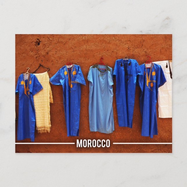 Postal Vestido marroquí (Anverso)