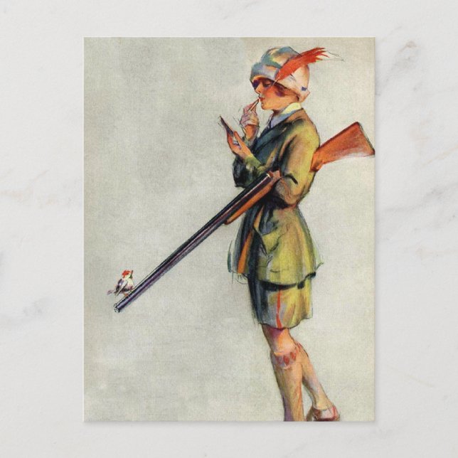 Postal Vestido Para Cazar (Anverso)