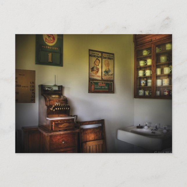 Postal Vestidor de pelo - Implementaciones de cuidado de  (Anverso)