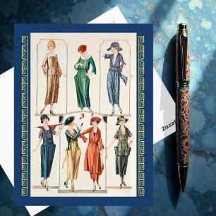 Postal Vestidos de primavera. (1920)