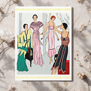 Postal Vestidos nocturnos (1931)