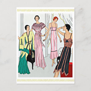 Postal Vestidos nocturnos (1931)