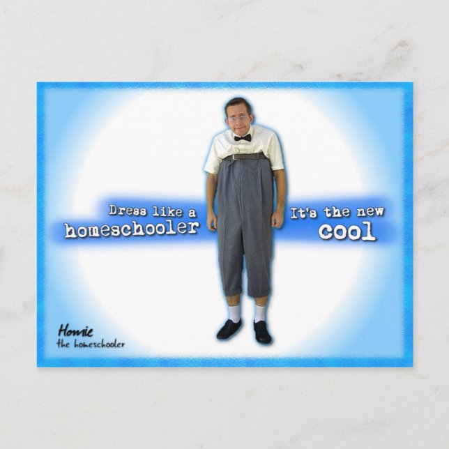 Postal Vestir como una escuela de hogar (Anverso)