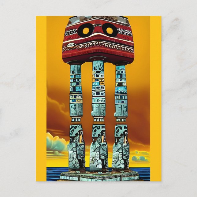 Postal Vestir el arte - Ken Gage Surreal Art (Anverso)