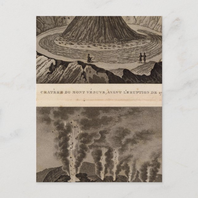 Postal Vesuve, Dolomieu (Anverso)