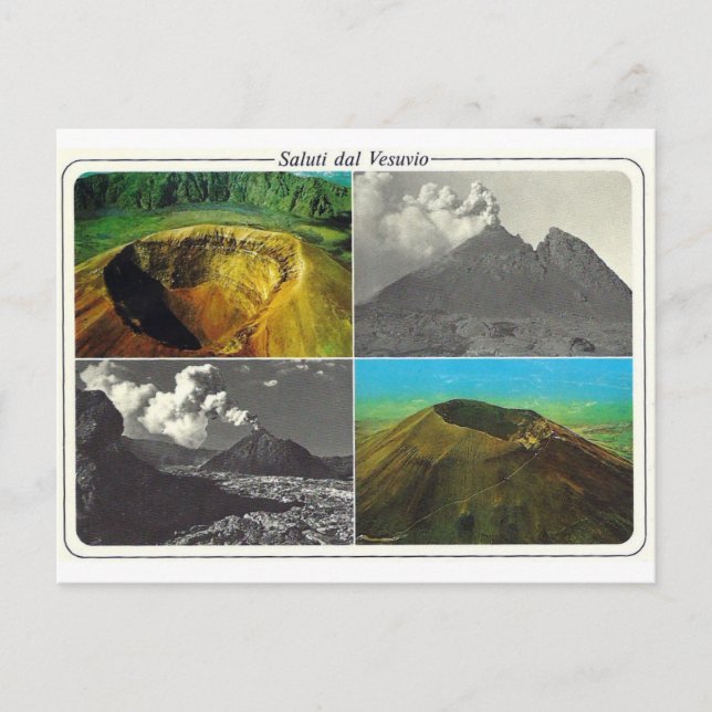 Postal Vesuvio Napoli (Anverso)