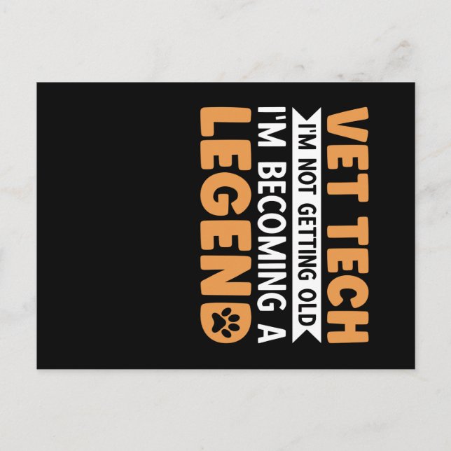 Postal Vet Tech I'm Not Getting Old (Anverso)