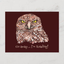 Postal Vete, estoy leyendo una cita divertida para los am