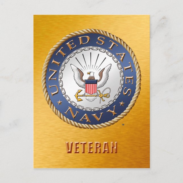 Postal veterana de la Marina de Estados Unidos (Anverso)